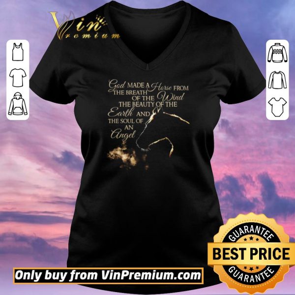 Funny God Made A Horse From The Breath Of The Wind The Beauty The Earth And The Soul shirt sweater
