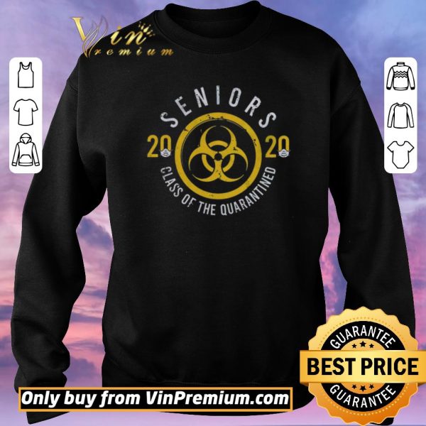 Hot Biohazard Symbol Seniors 2020 Mask Class Of The Quarantined shirt sweater