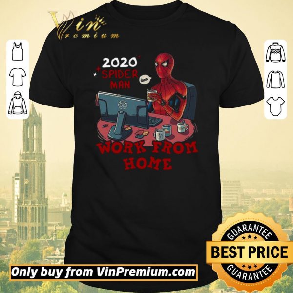 Funny 2020 spider man work from home shirt sweater