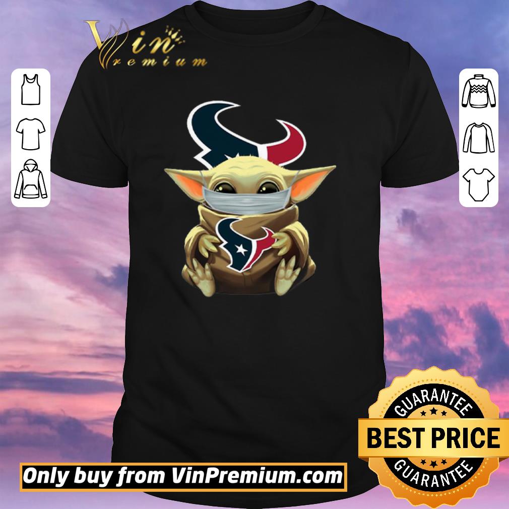 Awesome Baby Yoda Face Mask Houston Texans shirt sweater
