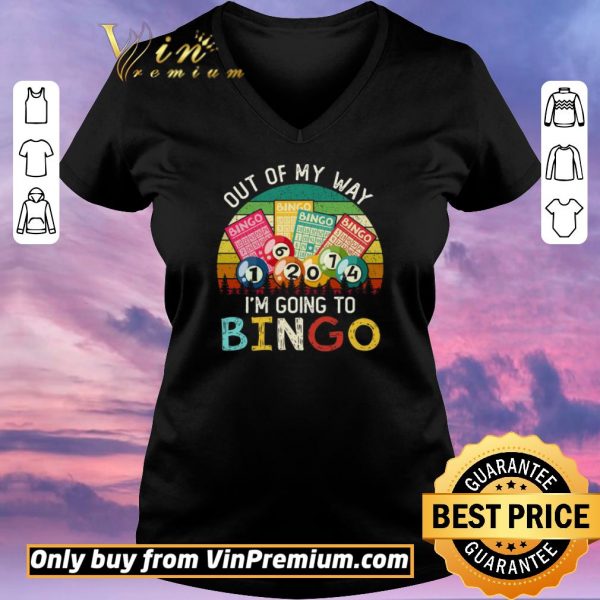 Premium Out Of My Way I'm Going To Bingo Vintage shirt sweater