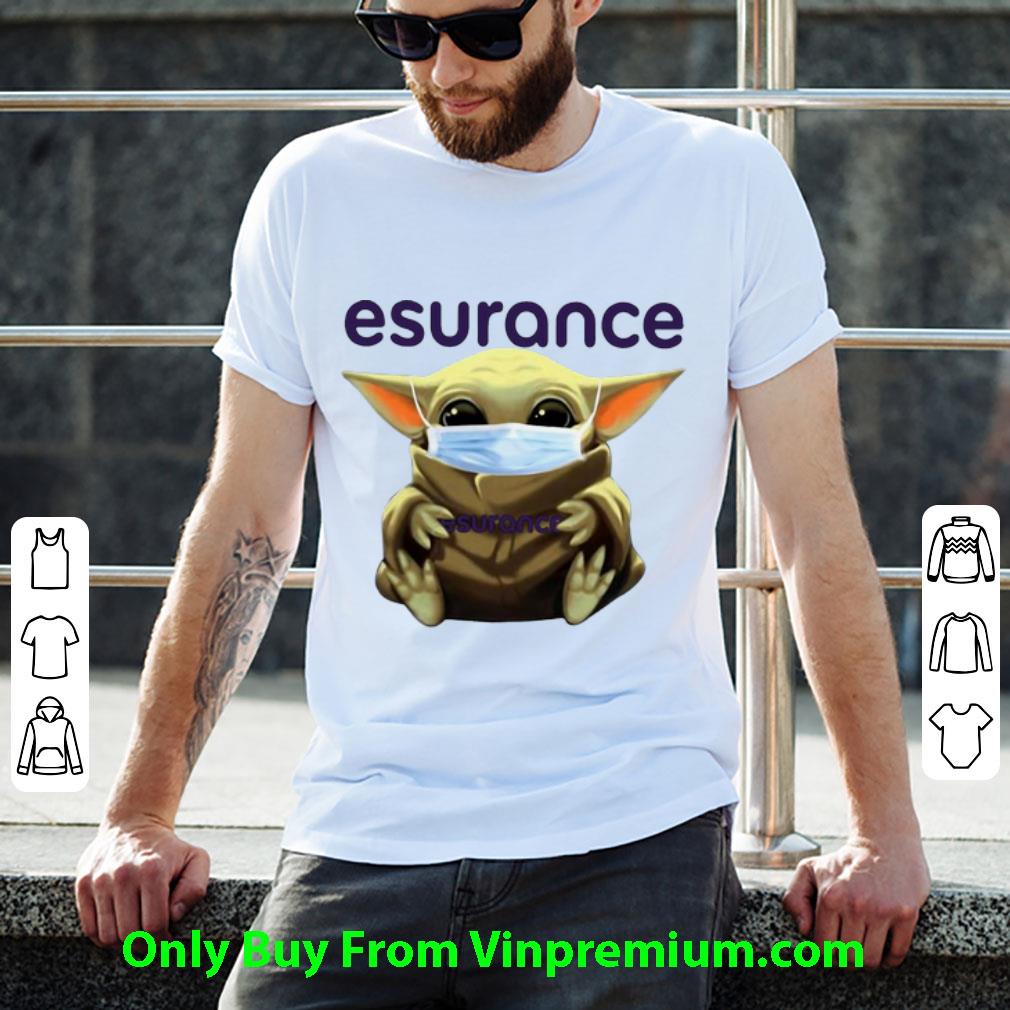 Original Star Wars Baby Yoda Mask Hug Esurance shirt Original Star Wars Baby Yoda Mask Hug Esurance shirt