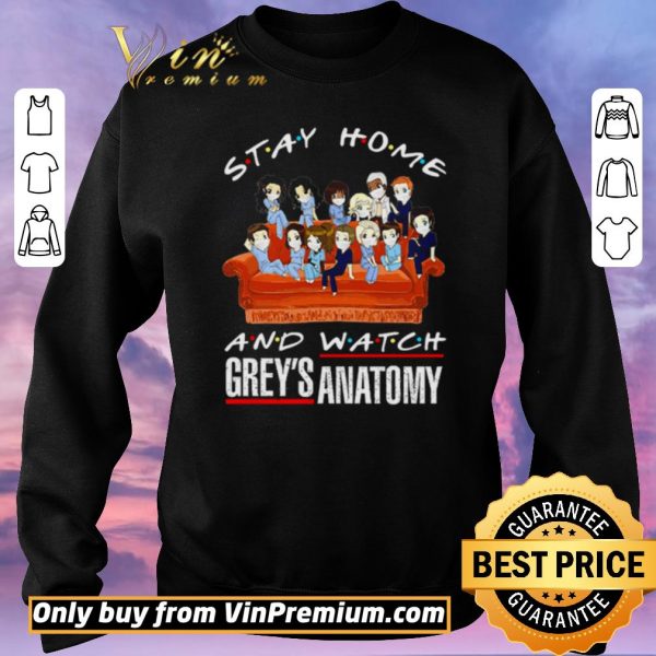 Hot Stay home and watch Grey’s Anatomy shirt sweater