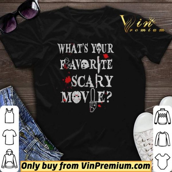 Ghostface Whats Your Favorite Scary Movie shirt sweater