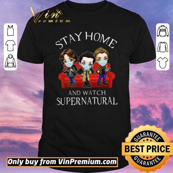 Premium Stay Home And Watch Supernatural Coronavirus shirt sweater