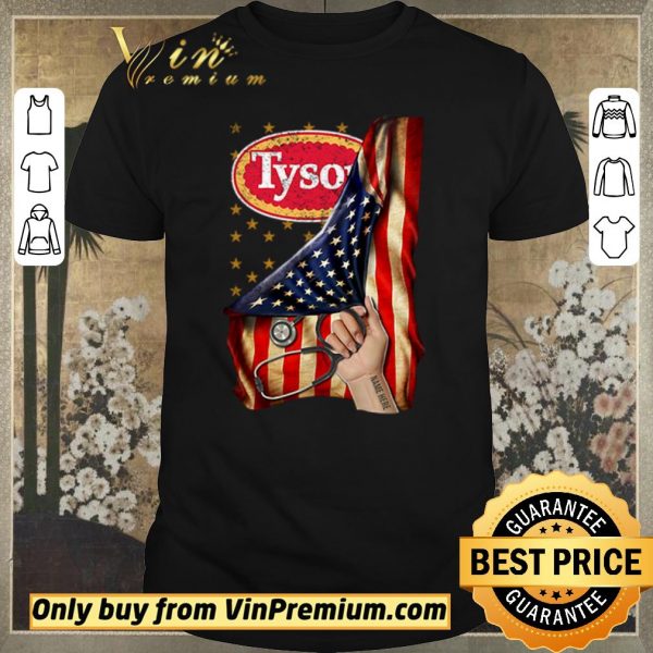 Funny America Flag Tyson Foods inside me shirt sweater