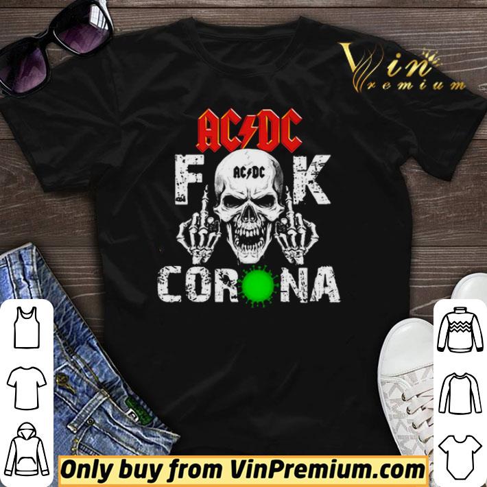 ACDC Skullcap Fuck Corona shirt sweater