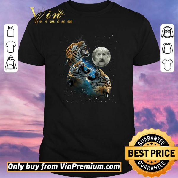 Awesome Joe Exotic the moon and Tiger the galaxy shirt sweater