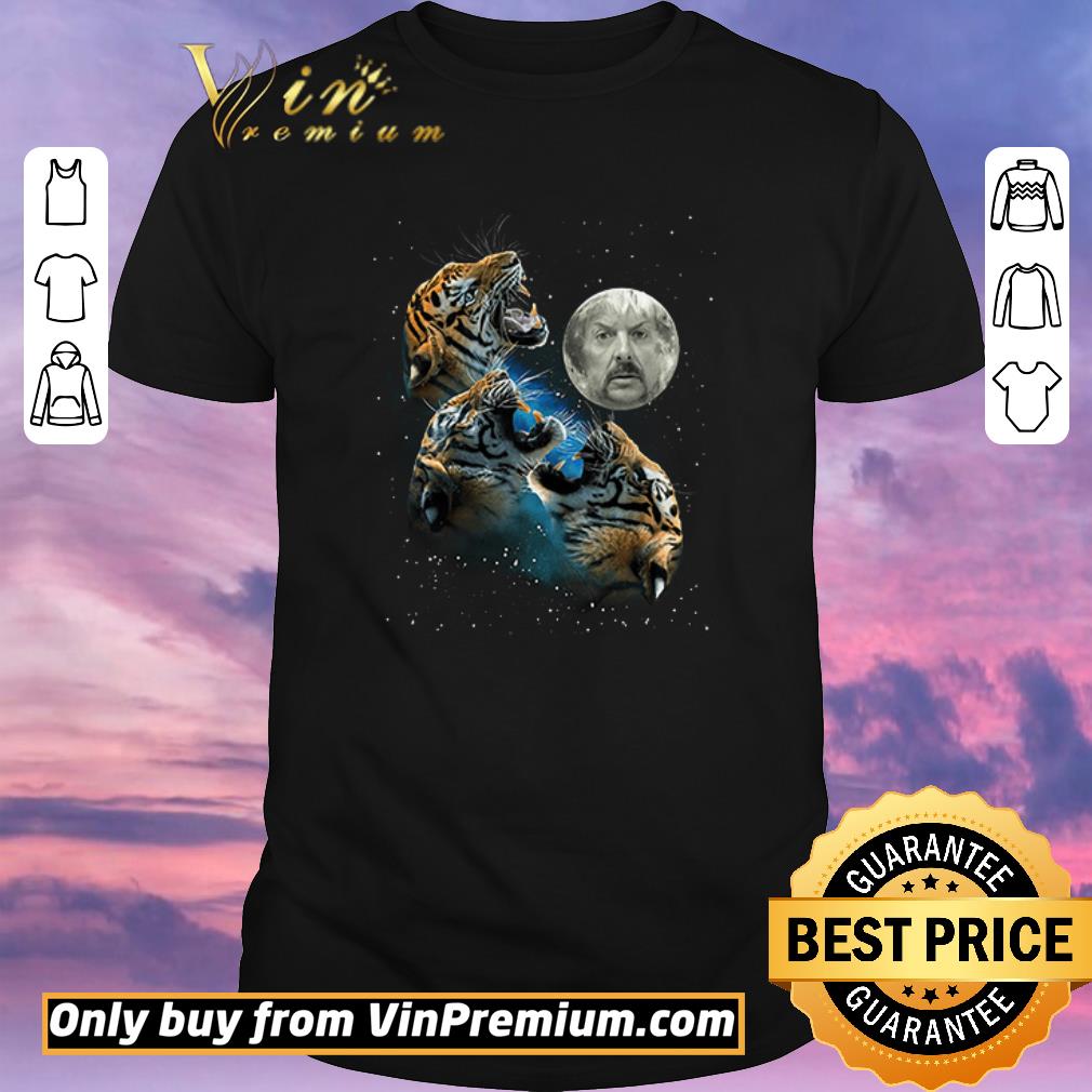 Awesome Joe Exotic the moon and Tiger the galaxy shirt sweater