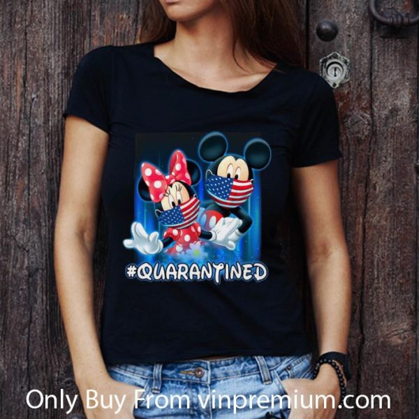 Great Disney Mickey And Minnie #Quarantined shirt