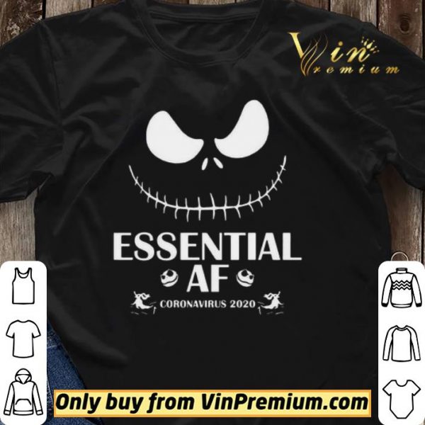 Jack Skellington Essential Af Coronavirus 2020 shirt sweater
