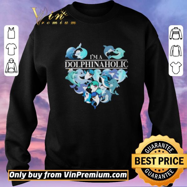 Official I'm A Dolphin Aholic Heart shirt sweater