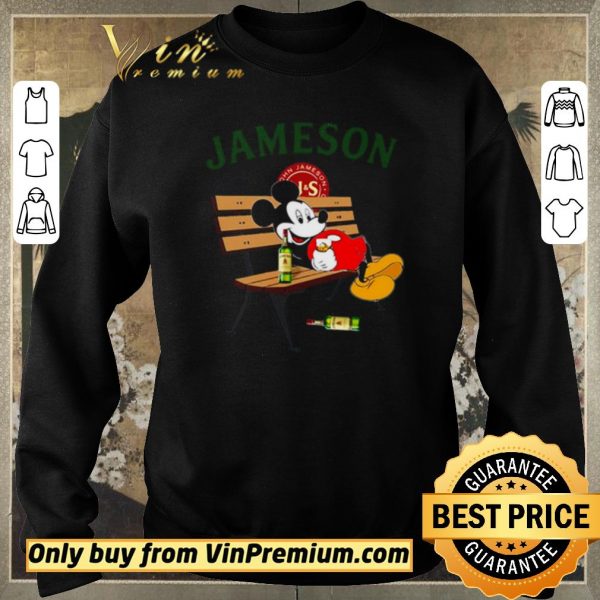 Premium Mickey Mouse drink Jameson Irish Whiskey shirt sweater