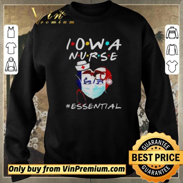Hot Iowa nurse essential heart shirt sweater
