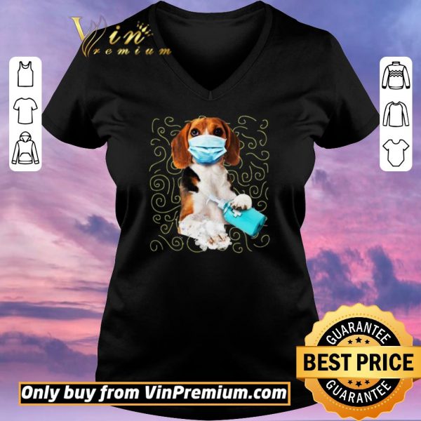 Awesome Beagle Wash hands Covid-19 shirt sweater