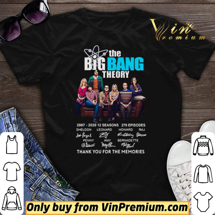 The Big Bang Theory Thank You For The Memoried Signanuter 2007-2020 shirt sweater