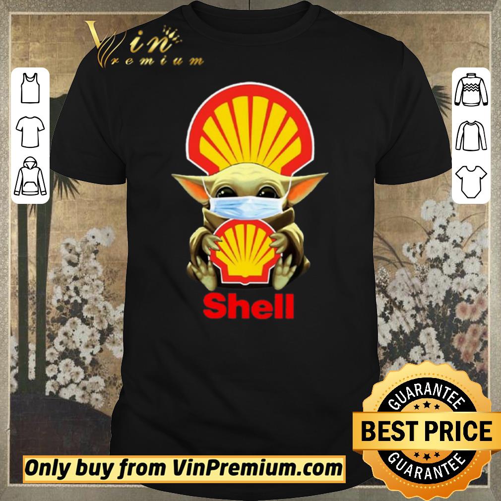 Awesome Baby Yoda Face Mask Hug Shell shirt sweater