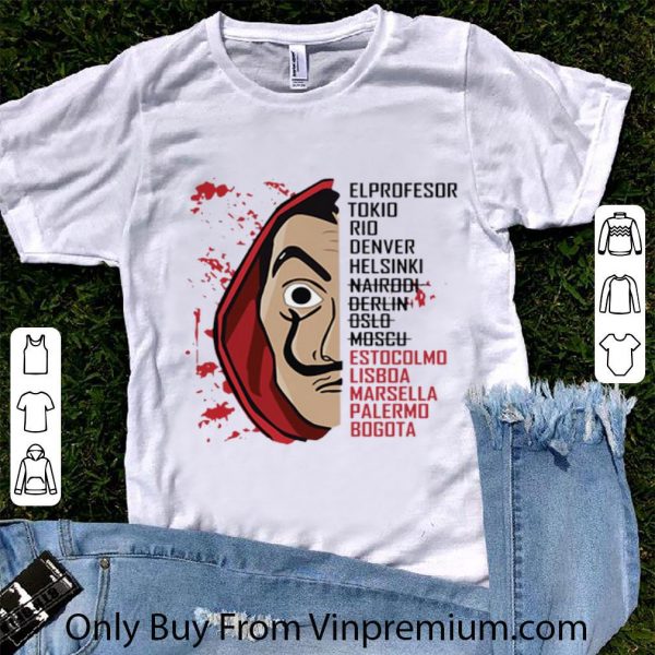 Hot El Profesor – Bella Ciao Palermo Bogota shirt