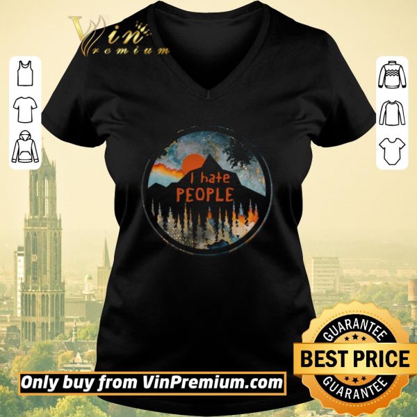 Premium Sunset I Hate People shirt sweater