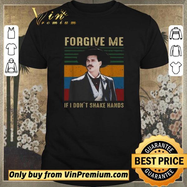 Funny Tombstone forgive me if i don’t shake hands vintage shirt sweater