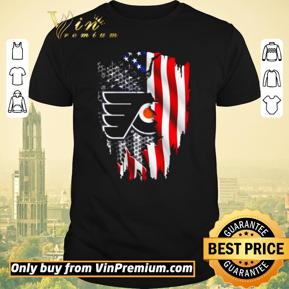 Funny Philadelphia Flyers American flag independence day shirt sweater