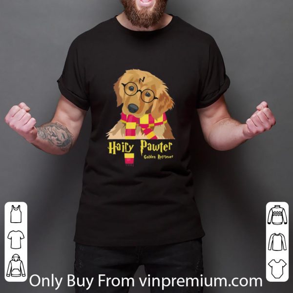 Hot Hairy Pawter Golden Retriever Harry Potter shirt
