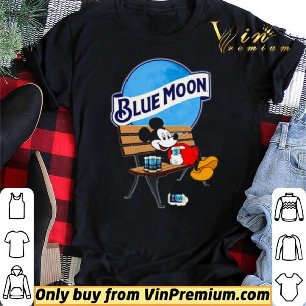 Mickey Mouse drink Blue Moon shirt sweater