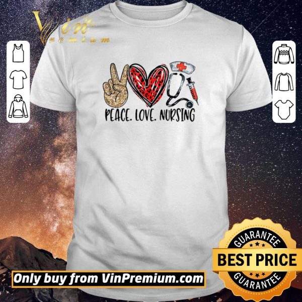 Hot Peace Love Nursing RN Love Nurse 2020 shirt sweater