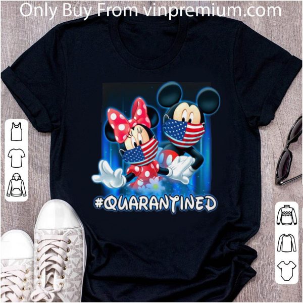 Great Disney Mickey And Minnie #Quarantined shirt