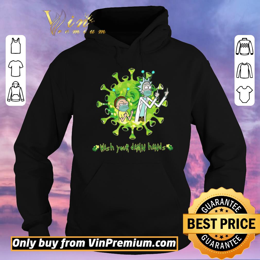 f5556306 awesome rick and morty wash hands damn hands shirt sweater 4 - Awesome Rick and Morty Wash hands damn hands shirt sweater