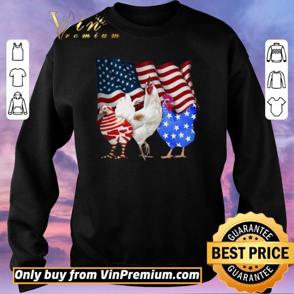 Original Chicken American Flag shirt sweater