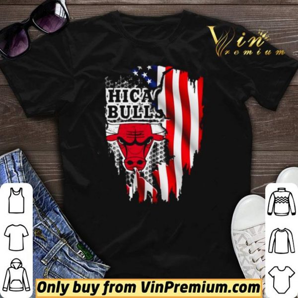 Chicago Bulls American Flag shirt sweater
