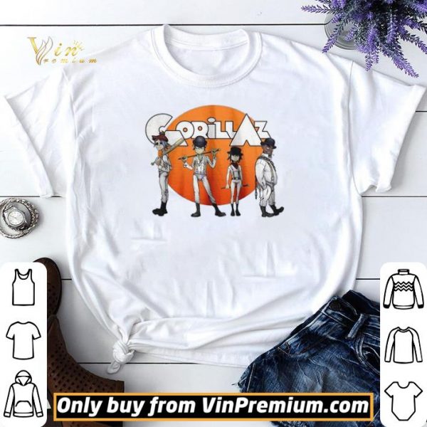 Gorillaz sun baseball shirt sweater