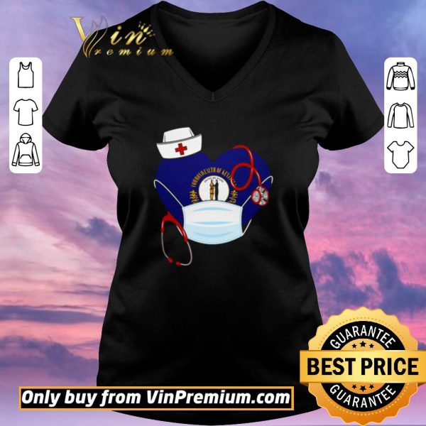 Hot Love Nurse heart Kentucky heart shirt sweater
