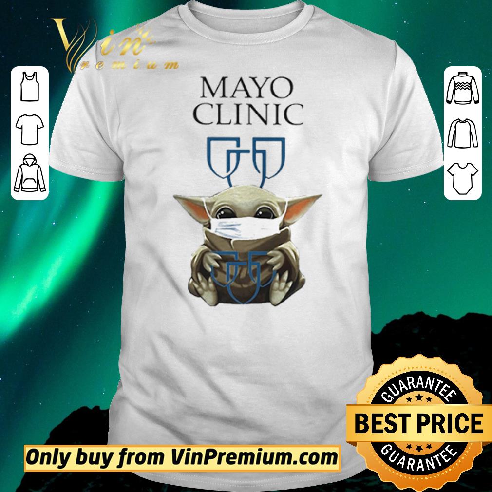 Awesome Awesome Baby yoda hug mayo clinic covid19 2020 shirt sweater