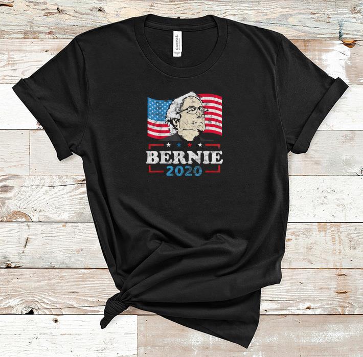 Awesome Bernie Sanders 2020 for President USA America Flag Women Shirt