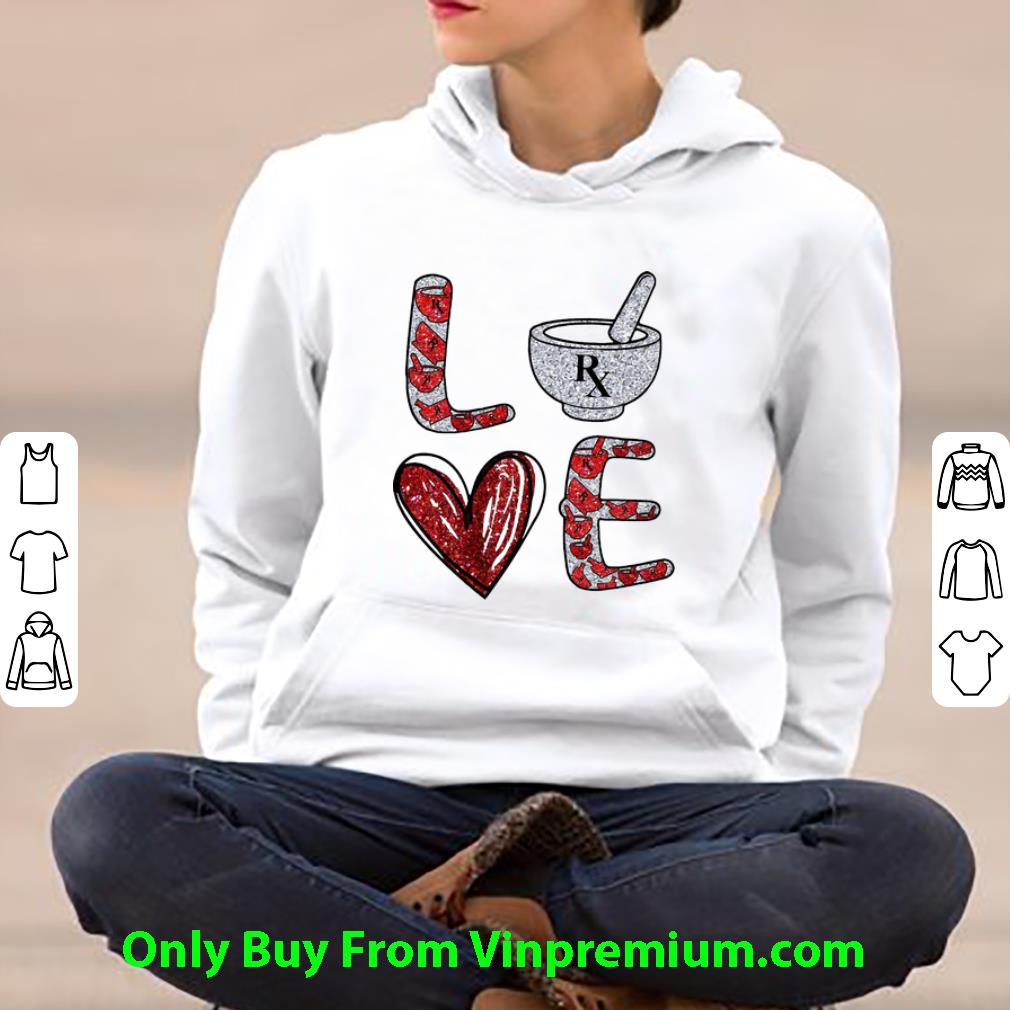 0c4e4286 nice love rx diamonds rx pharmacy shirt 4 - Nice Love RX Diamonds RX Pharmacy shirt