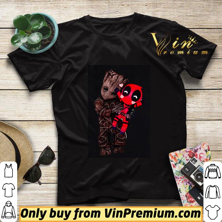 117053e6 groot hug deadpool shirt sweater 4 - Groot Hug Deadpool shirt sweater