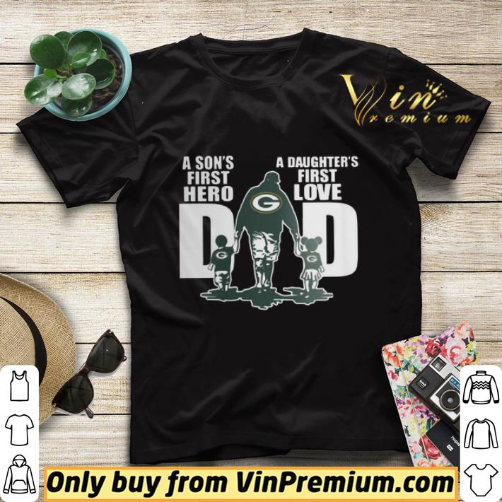 175006bd green bay packers dad a son s first hero a daughter s first love shirt sweater 4 - Green Bay Packers dad a son’s first hero a daughter’s first love shirt sweater