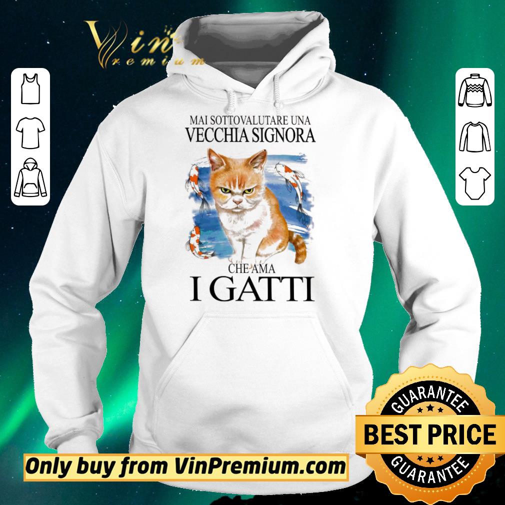 180d73c8 original official hot mai sottovalutare una vecchia signora che ama i gatti shirt sweater 4 - Original Official Hot Mai Sottovalutare Una Vecchia Signora Che Ama I Gatti shirt sweater