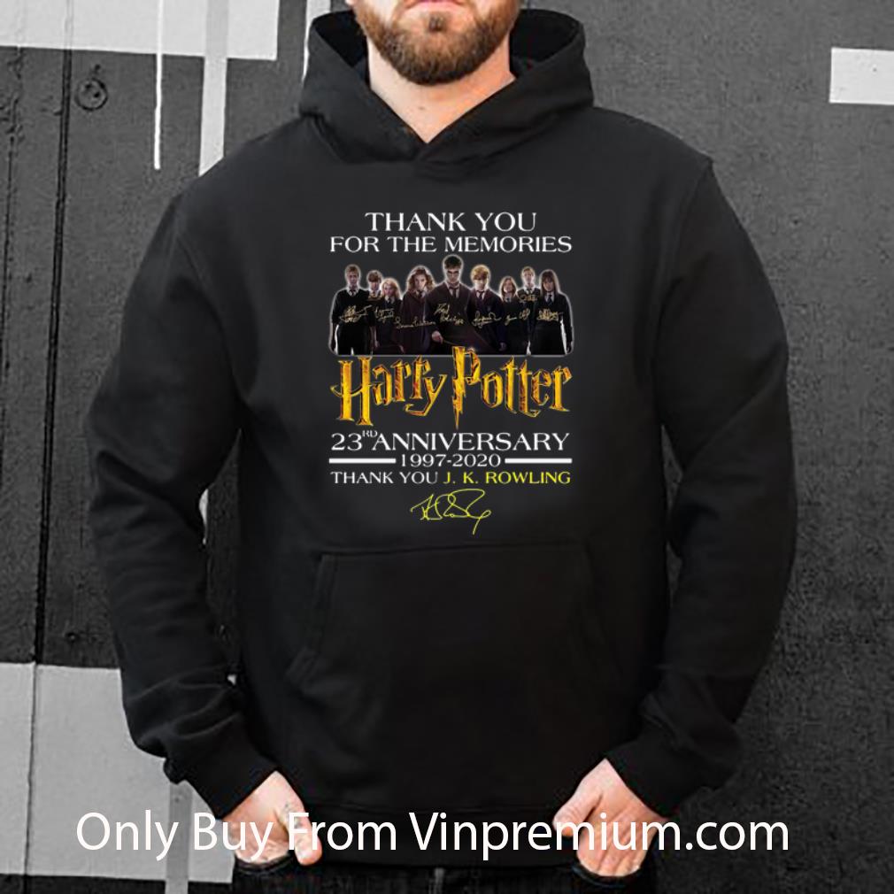 1884a216 official thank you for the memories harry potter 23rd anniversary signatures shirt 4 - Official Thank You For The Memories Harry Potter 23rd Anniversary Signatures shirt