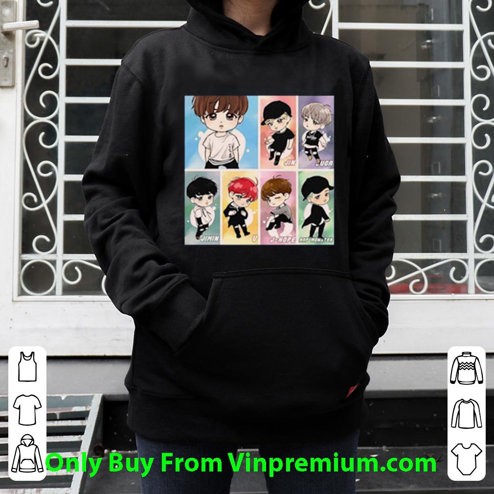 1cf0030e nice bts band chibi member shirt 4 - Nice BTS Band Chibi Member shirt