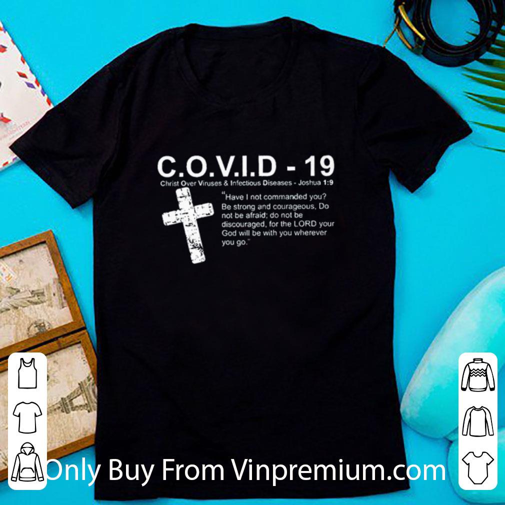 Awesome Covid-19 Christ Over Viruses & Infectious Diseases Joshua shirt