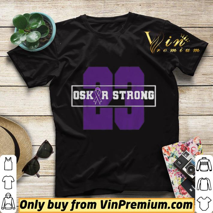 1f6b68ac 23 purple ribbon oskar strong fight against cancer shirt sweater 4 - 23 Purple Ribbon Oskar Strong Fight Against Cancer shirt sweater