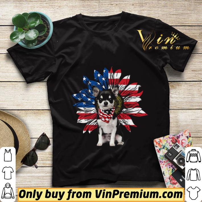 209b3234 chihuahua sunflower american flag shirt sweater 4 - Chihuahua Sunflower American Flag shirt sweater