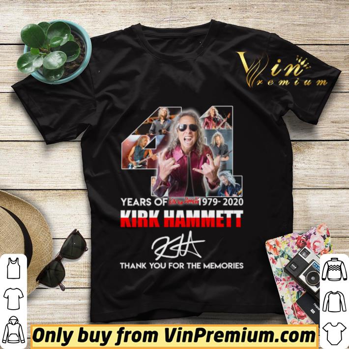 2baeeb27 44 years of kirk hammett 1979 2020 thank you for memories signature shirt sweater 4 - 44 Years of Kirk Hammett 1979-2020 thank you for memories signature shirt sweater