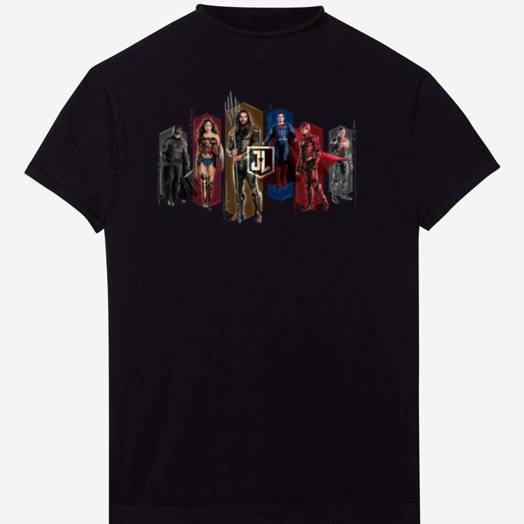 Premium Justice League Movie Team Hexagons Shirt