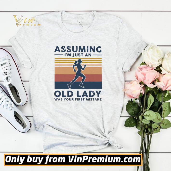 315ef776 jogging assuming im just and old lady was your first mistake vintage shirt sweater 4 - Jogging Assuming Im Just And Old Lady Was Your First Mistake Vintage shirt sweater
