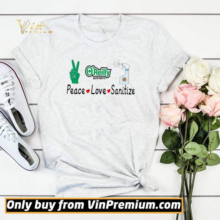3911052c official peace love sanitize o reilly auto parts shirt sweater 4 - Official Peace Love Sanitize O'reilly Auto Parts shirt sweater