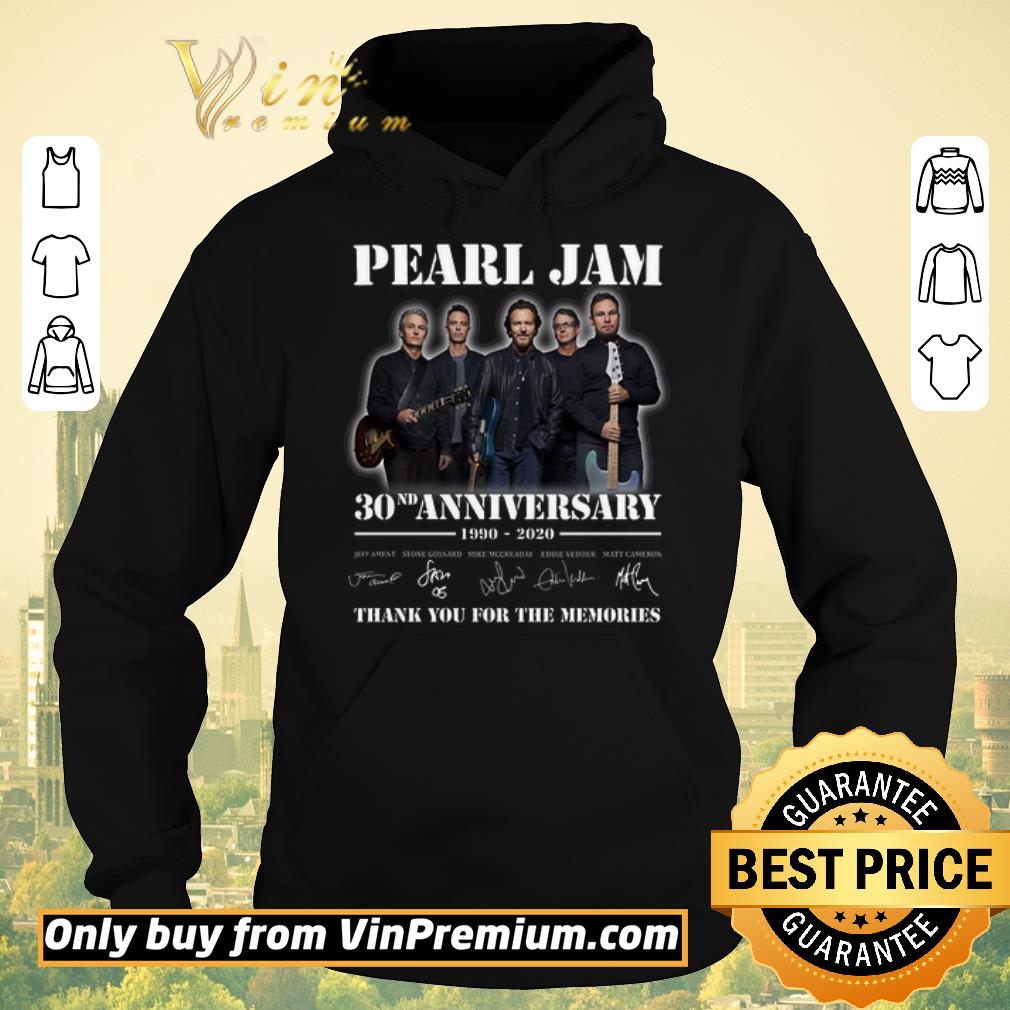 39c87953 official pearl jam 30nd anniversary 1990 2020 signature thank you for the memories shirt sweater 4 - Official Pearl Jam 30nd Anniversary 1990 2020 Signature Thank You For The Memories shirt sweater